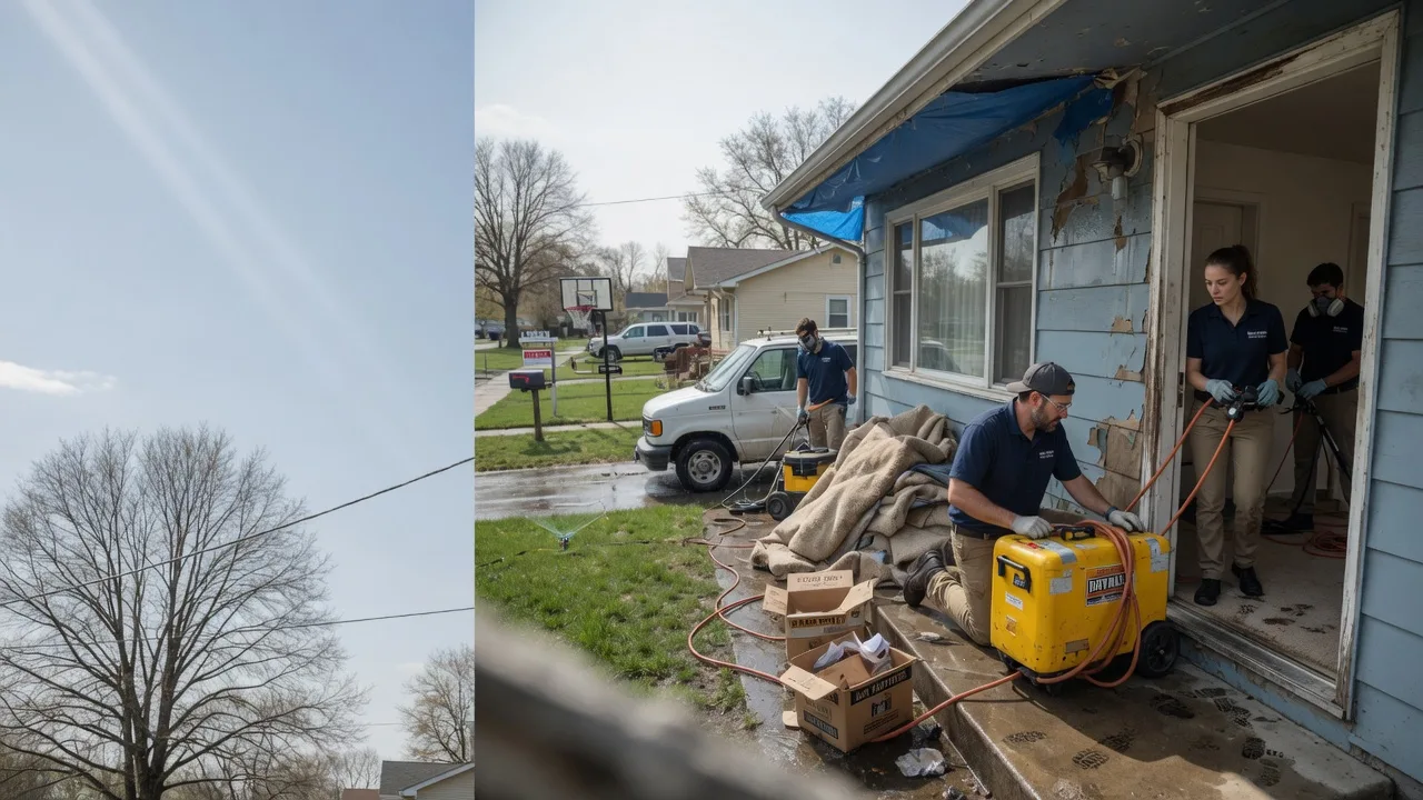 Basement Flood Cleanup in Grand River, OH near me